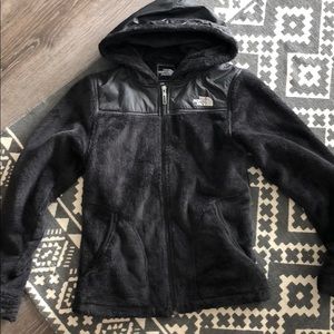 Women’s Black Hooded Denali North Face Jacket